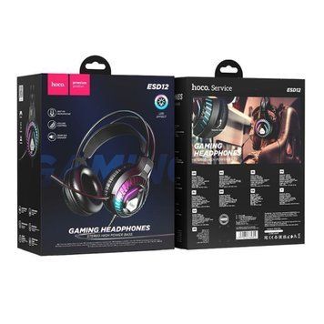 Навушники для комп'ютера Hoco ESD12 black 43774 фото