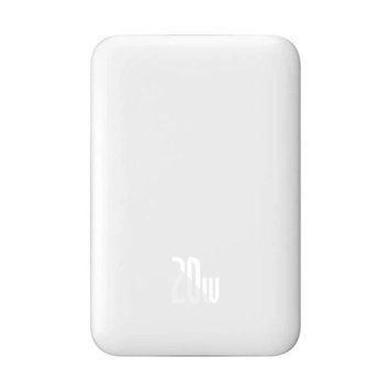 Power bank 20 000 mah Baseus Magnetic Mini Wireless Fast Charge 20W White 00647 фото