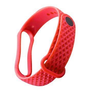 Ремінець Xiaomi Mi Band 5/6 romb red 10149 фото