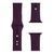 Ремінець Apple watch 38/40/41/SE silicone eggplant 46962 фото