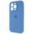 Silicone case Full camera iPhone 14 Pro Max royal blue 33334 фото