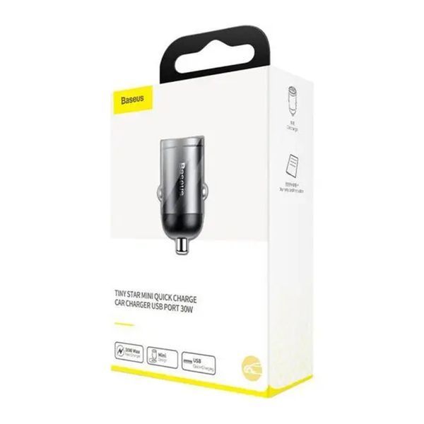 АЗП Baseus Tiny Star Mini 30W (1USB) gray 26711 фото