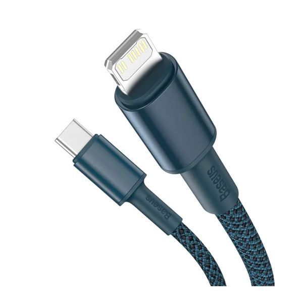 Кабель Baseus High Density Braided Type-C to Lightning PD 20W (1m) blue 18398 фото