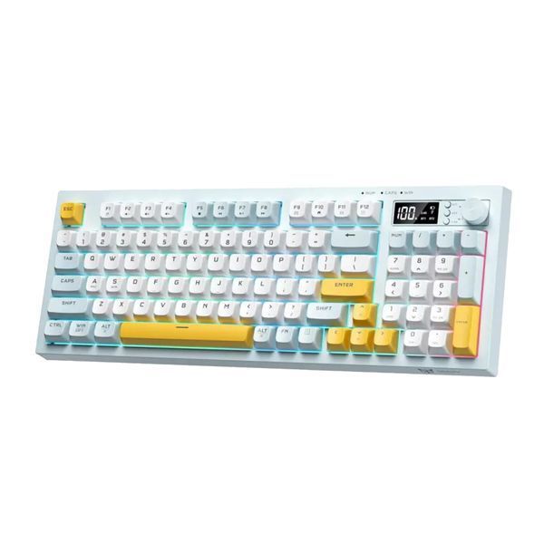 Клавіатура gaming Onikuma GR58 RGB white 44515 фото