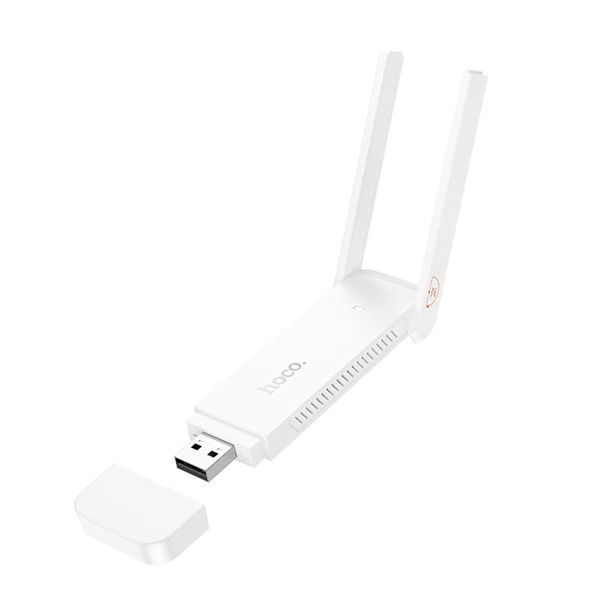 Мобільний Wi-Fi модем USB Hoco HI40 white 39733 фото