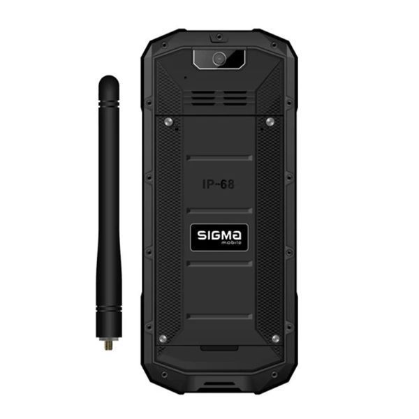 Телефон Sigma X-treme PA68 WAVE Black UA 24140 фото