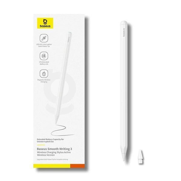 Стилус Baseus Smooth Writing 3 Series Wireless Charging white 44416 фото