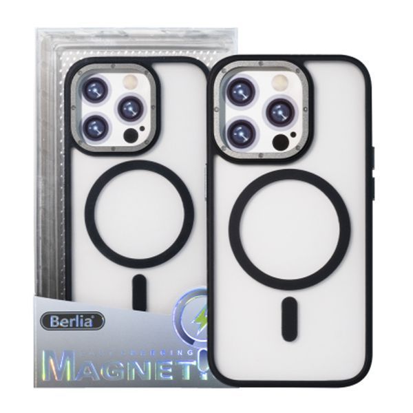 Силікон Samsung S25 Ultra MagSafe Metal Armor Magnetic series black 12941 фото