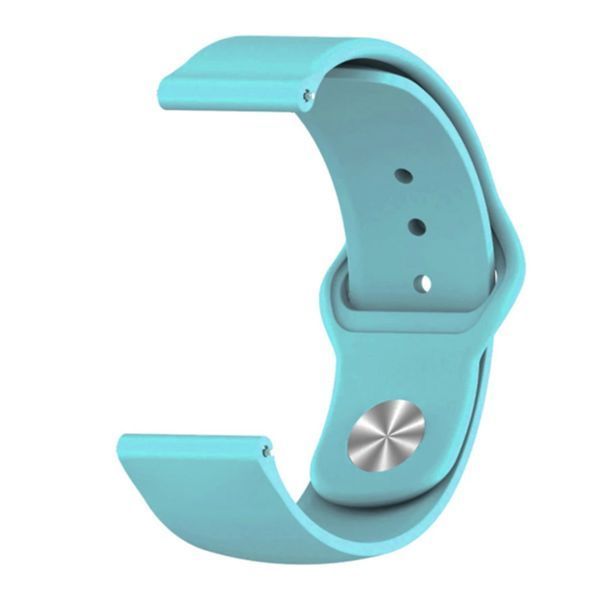 Універсальний ремінець 22mm silicone light blue 36638 фото