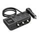 АЗП 3в1 120W PD36W 3.0 (3USB-2USB-C) EARLDOM ET-CS4 LED машинний трійник 37676 фото 1