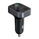 FM трансмістер Baseus S-09 Lite 2.4A 2USB black 36359 фото 2