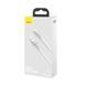 USB Cable Baseus Cafule Metal Lightning 2.4A (2m) white 02933 фото 3