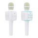 Мікрофон караоке Hoco BK5 Cantando bluetooth USB SD FM white 37874 фото 4