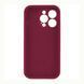 Silicone case Full camera iPhone 13 marsala 38864 фото 2