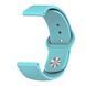Універсальний ремінець 22mm silicone light blue 36638 фото 2