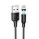 USB Cable Borofone micro usb BX 41 2.4A магніт black 34144 фото 1