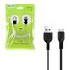 USB Cable Hoco Type-C X13 3A 1m black 37796 фото 2