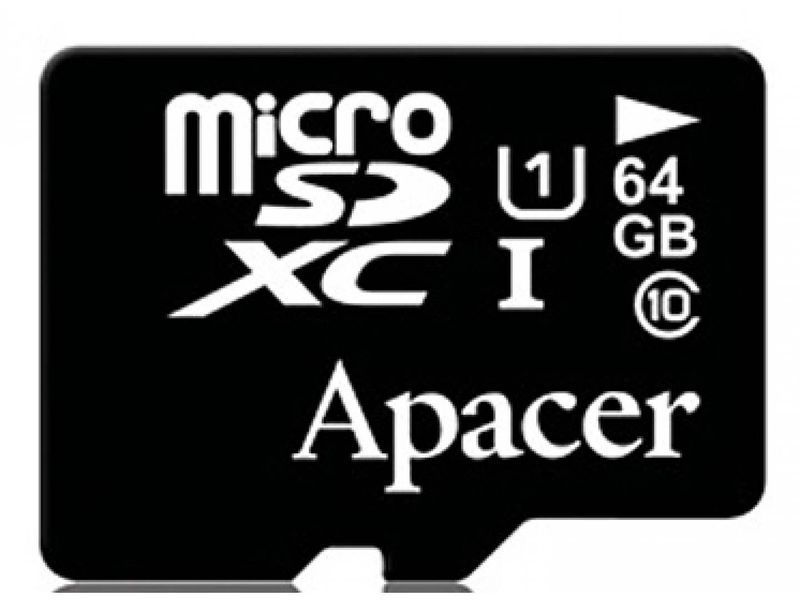 MicroSD 64GB Apacer UHS-1 Class 10 UA 10133 фото