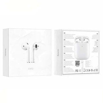 Навушники AirPods Hoco EW02 Plus white 28176 фото