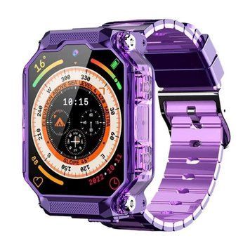 Дитячий годинник С006 +машинка + брелок purple 38587 фото