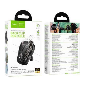 Колонка Bluetooth Hoco HC44 LED black 45893 фото