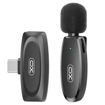 Мікрофон петличний bluetooth XO 08A Type-C black 33404 фото
