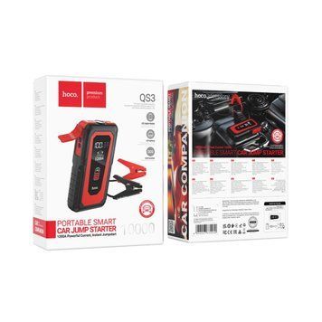 Power bank 10 000 mAh Hoco QS3 car emergency starter 18600 фото