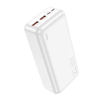 Power bank 30 000 mah Hoco J101B Astute 22.5W fully compatible White 00692 фото