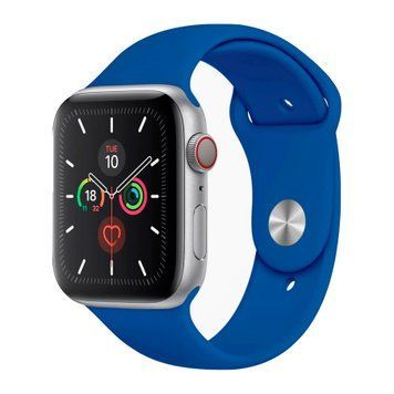 Ремінець Apple watch 38/40/41/SE silicone ocean blue 46968 фото
