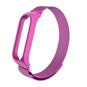 Ремінець Xiaomi Mi Band 8/9 Milanese Loop magnet purple 46599 фото