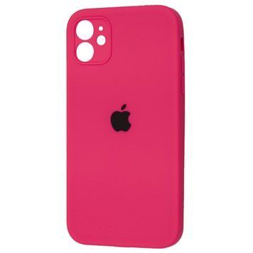 Silicone case Full camera iPhone 14 Pro pink neon 31705 фото
