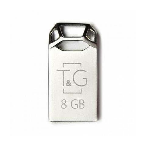 USB Flash 8 GB T&G 110 Metal Silver UA 23198 фото