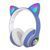 Навушники Big Bluetooth KT-M18 Cat сині 33733 фото