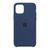 Silicone case iPhone 11 blue cobalt 08230 фото