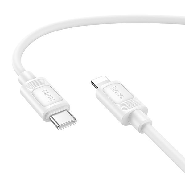 Cable Hoco Type-C to Lightning X122 PD 27W 1m white 44110 фото