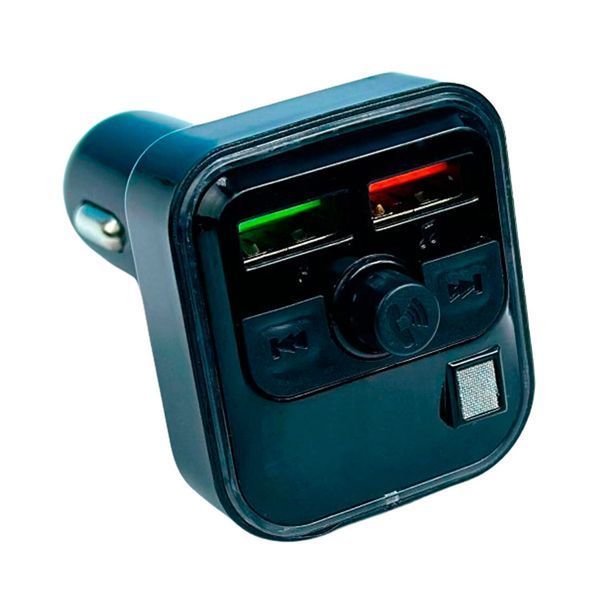FM трансмістер Bluetooth FM-M15 3.1A black 36747 фото