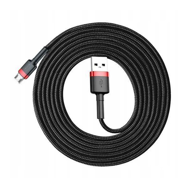 USB Cable Baseus Cafule Micro USB 1.5A (2m) red/black 05057 фото