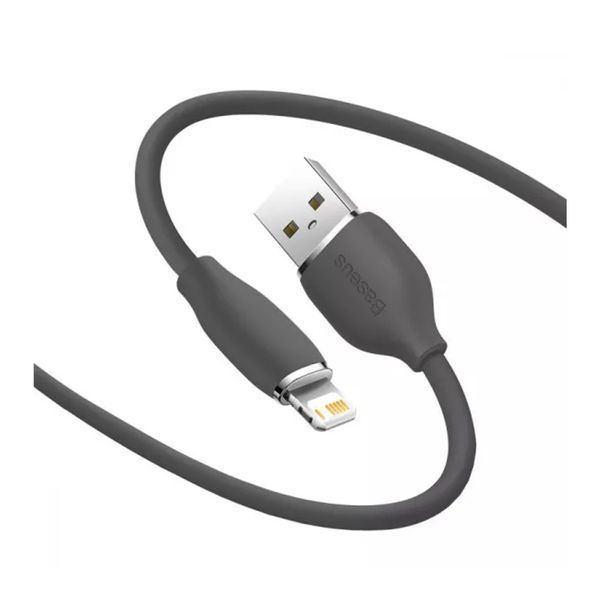 USB Cable Baseus Jelly Liquid Silica Gel Lightning 2.4A (1.2m) black 18411 фото