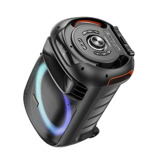 Колонка Bluetooth Hoco HA5 black+2 мікрофона black 38911 фото