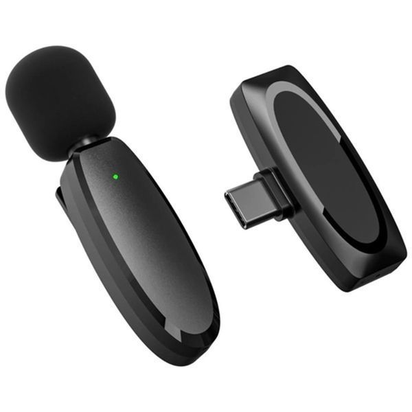 Мікрофон петличний bluetooth XO 08A Type-C black 33404 фото