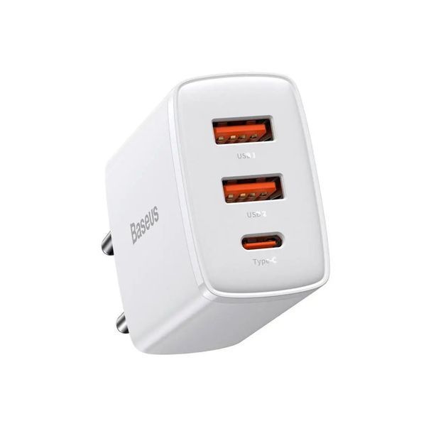 МЗП Baseus GaN2 Pro Quick Charger 100W (2Type-C + 2USB) white 26843 фото