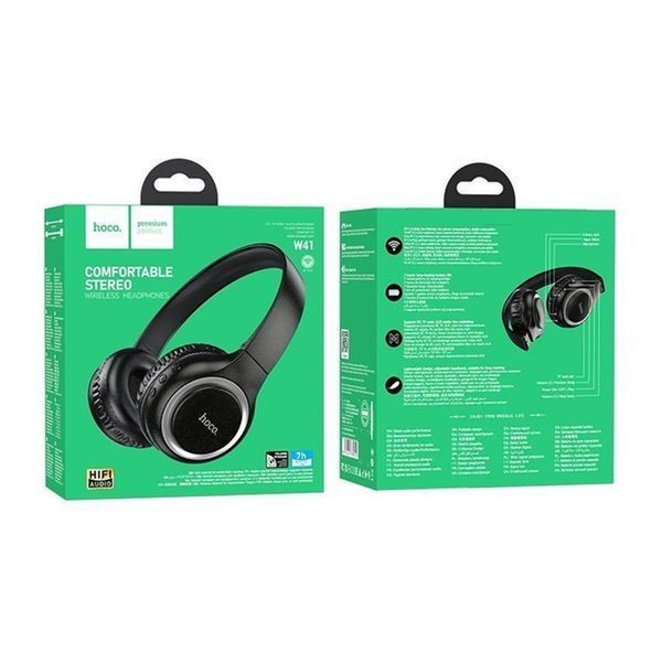 Навушники Big Bluetooth Hoco W41 black 31452 фото