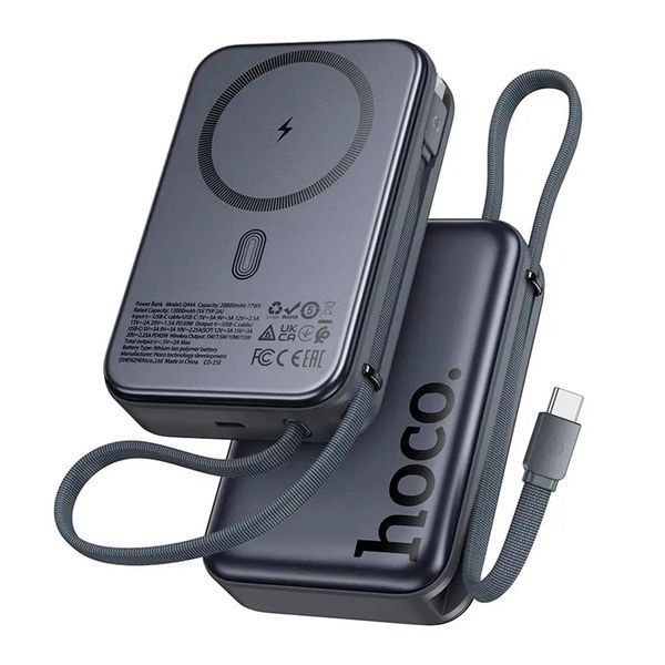 Power bank 20 000 mAh Hoco Q44A PD45W grey 45507 фото
