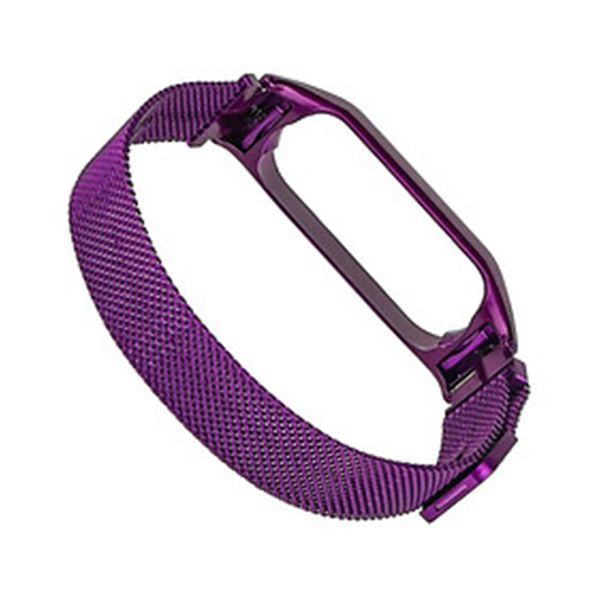 Ремінець Xiaomi Mi Band 5/6 Steel magnet violet 05462 фото