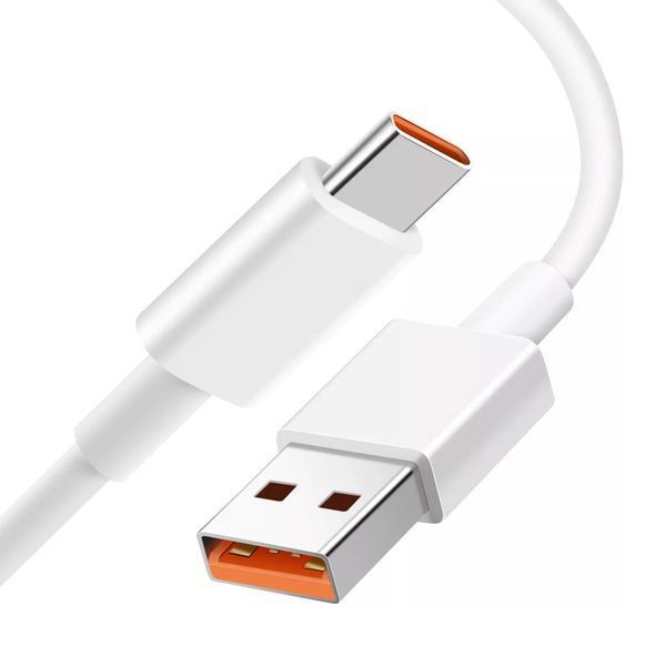 USB Cable Xiaomi 6А Type -A -Type-C 1m white UA 42249 фото