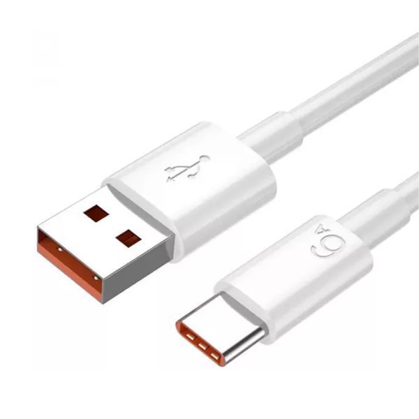 USB Cable Xiaomi 6А Type -A -Type-C 1m white UA 42249 фото