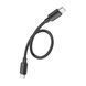 Cable Hoco Type-C to Type-C X96 60W/3A 0.25m black 34359 фото 2