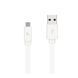 USB Cable Hoco micro usb X 5 Bamboo 2.4A 1m white 10597 фото 1