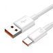 USB Cable Xiaomi 6А Type -A -Type-C 1m white UA 42249 фото 2