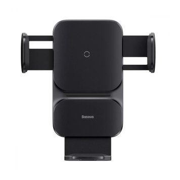 Автомобільний тримач з Бездротовим ЗП Baseus Wisdom Auto Alignment 15W black 20430 фото